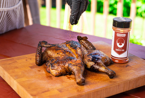 Hunter's Smoked Rub on Smoked Chicken